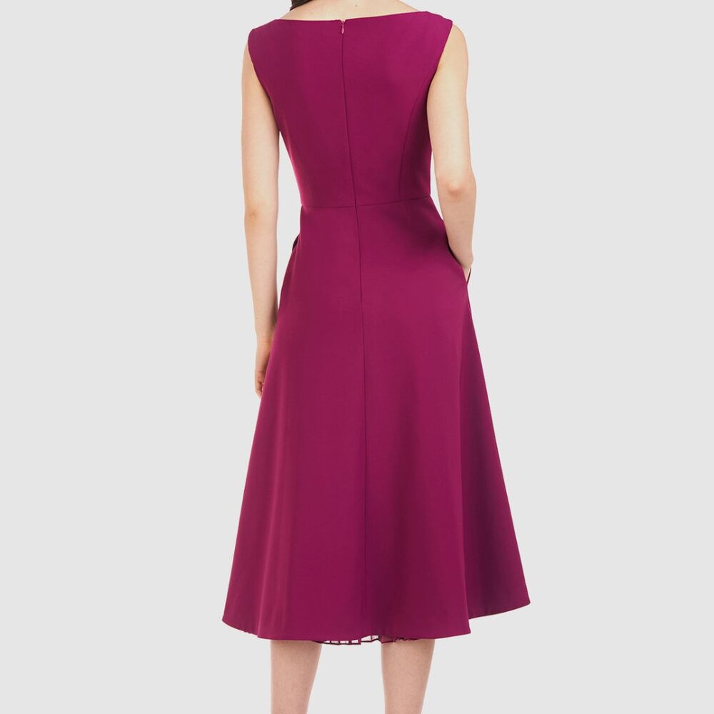 Kay Unger Begonia midi dress in Boysenberry - Picture 3 of 4